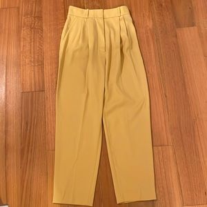 Cos mustard wide leg pants